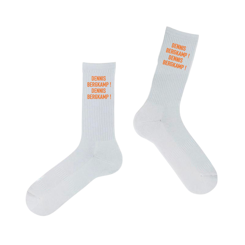 Chaussettes “Dennis Bergkamp ! Dennis Bergkamp !”