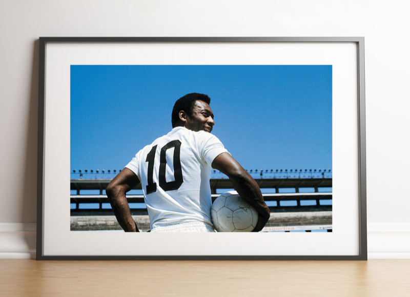 Affiche Poster Pelé - Le Roi Du Football - Années 60 - Original D'époque