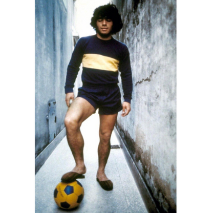 Maradona dans les rues de Buenos Aires, 1981