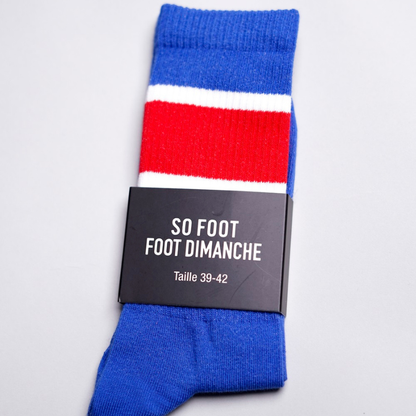 Chaussettes Bleu et rouge