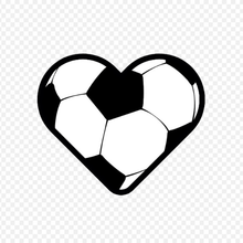 Charger l'image dans la galerie, Sweat-shirt cœur brodé football
