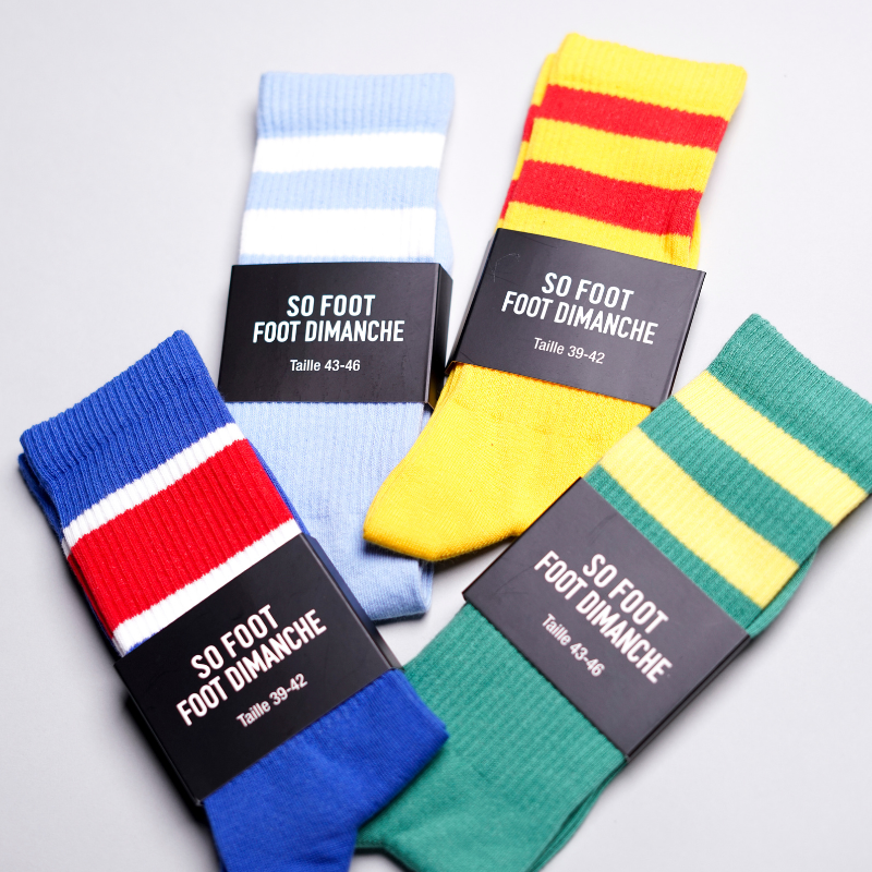 Chaussettes Bleu et rouge