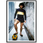 Maradona dans les rues de Buenos Aires, 1981