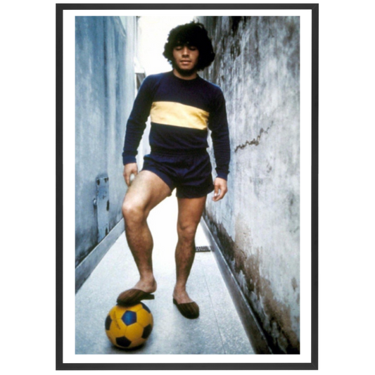 Maradona dans les rues de Buenos Aires, 1981