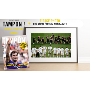 Coffret tirage « Les Bleus face au Haka, 2011 » & Tampon! magazine spécial coupe du monde