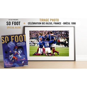 Print box “Celebration of the Blues against Brazil, France 1998” &amp; So Foot magazine #special blues
