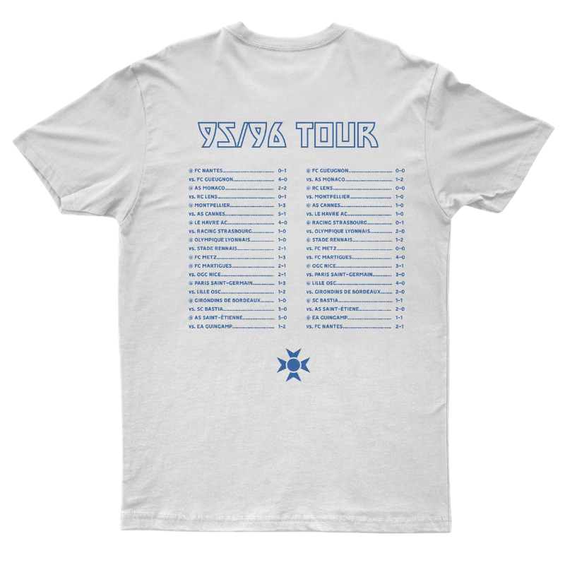 T-Shirt "Auxerre 1996" On Tour