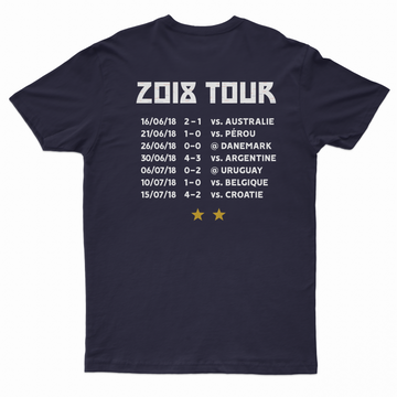T-Shirt "France 2018" On Tour
