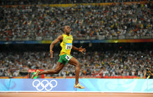 Charger l&#39;image dans la galerie, Usain Bolt bat le record du monde, JO 2008