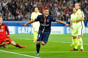 La joie de Marco Verratti avec Paris, 2014