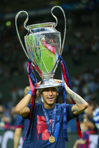 Neymar avec sa 1ère Ligue des Champions, 2015