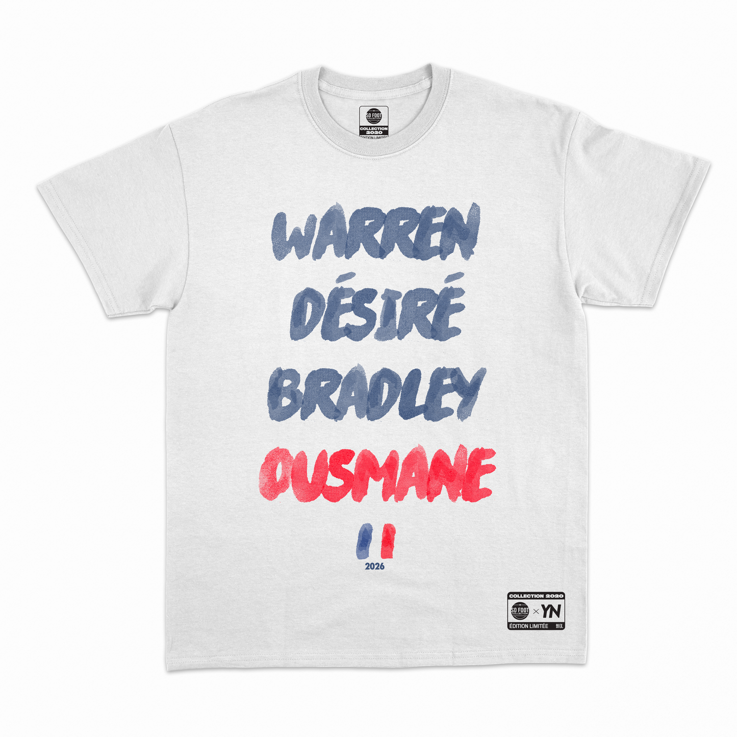 T-Shirt "Warren, Désiré, Bradley, Ousmane" France 2026