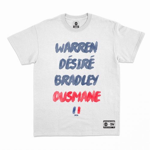 T-Shirt "Warren, Désiré, Bradley, Ousmane" France 2026