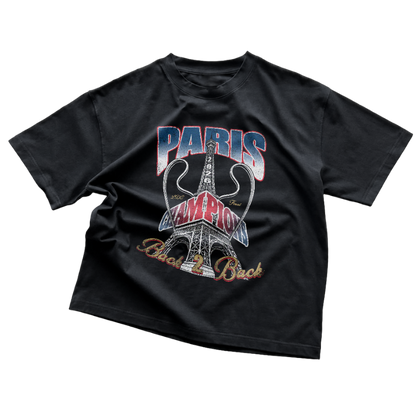 T-shirt Paris SG Back 2 Back Oversized