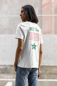 “Morocco 2022” On Tour T-Shirt white