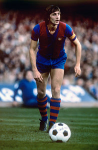 Johan Cruyff avec le FC Barcelone, 1976