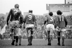 Bobby Charlton et Georges Best avec Manchester, 1971