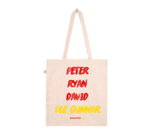 Charger l&#39;image dans la galerie, Tote bag &quot;Peter, Ryan, David...&quot; Manchester United 1999