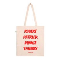 Charger l&#39;image dans la galerie, Tote bag &quot;Thierry, Dennis, Robert, Patrick&quot; Arsenal 2004