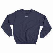 Load image into Gallery viewer, “Vrai Foot Day” black sweatshirt