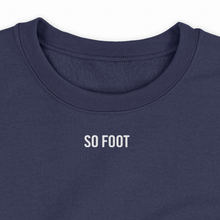 Charger l&#39;image dans la galerie, Sweat-shirt &quot;So Foot&quot; bleu marine