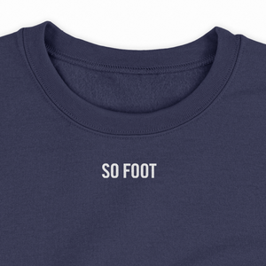 Sweat-shirt "So Foot" bleu marine