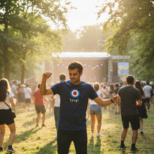 Load image into Gallery viewer, Daft Punk quote mug "Innovation and electro music" 