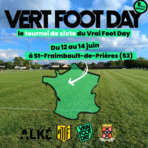 Men's discount registration for the 3rd edition of Vert Foot Day, the Sixte tournament of Vrai Foot Day
