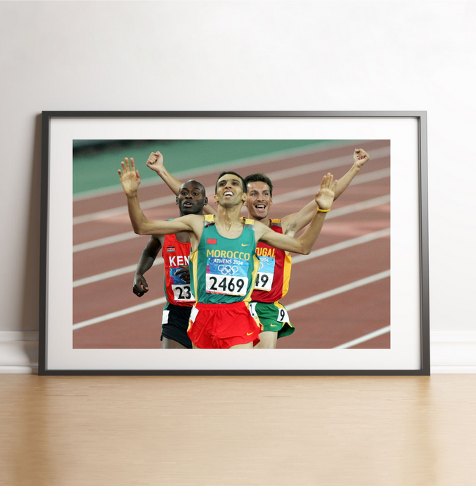 Victoire de El Guerrouj sur 1500 mètres, JO 2004