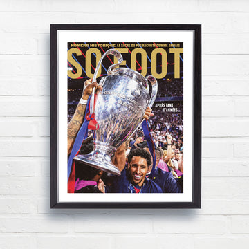 Affiche Paris Champion d'Europe, So Foot #227