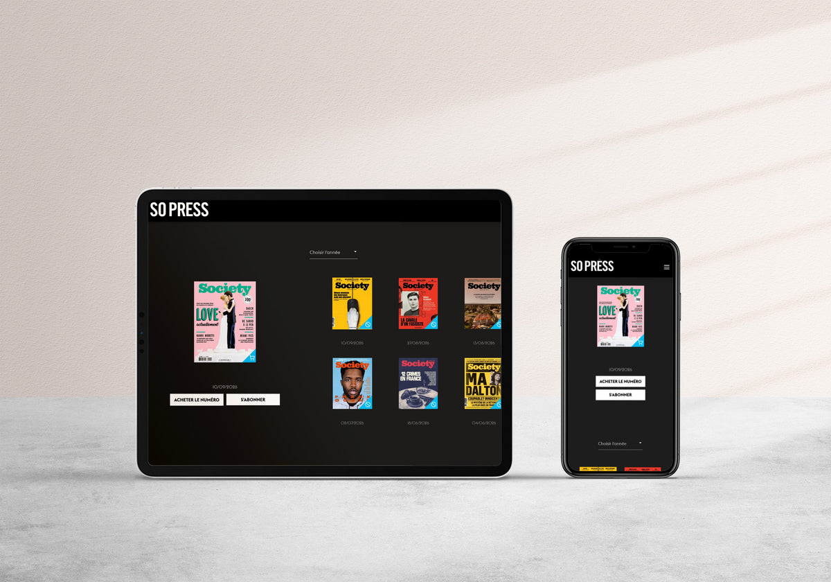Édition numérique sur tablette et téléphone