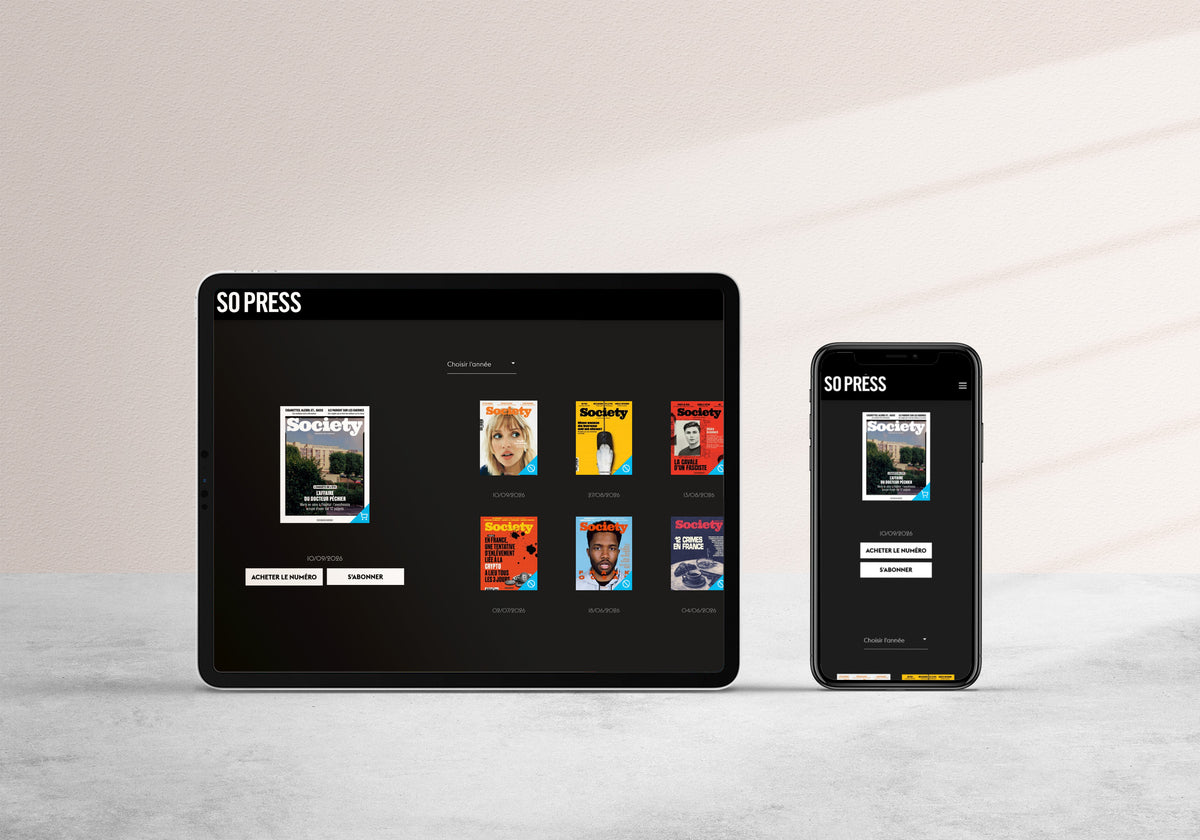 Édition numérique sur tablette et téléphone