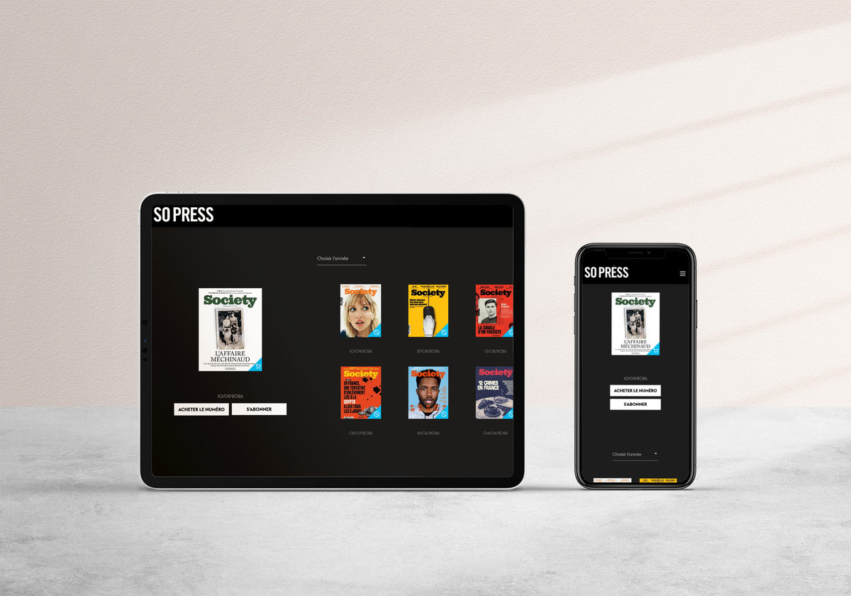 Édition numérique sur tablette et téléphone