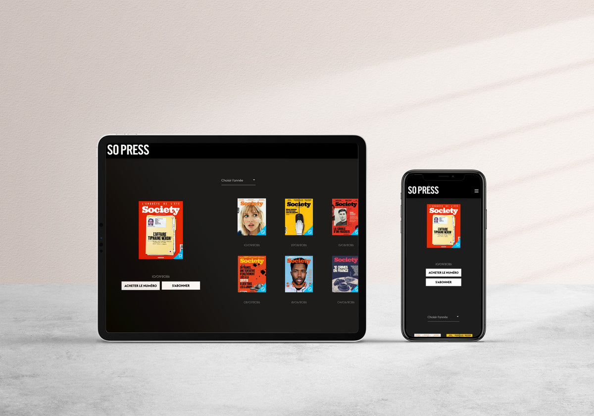 Édition numérique sur tablette et téléphone
