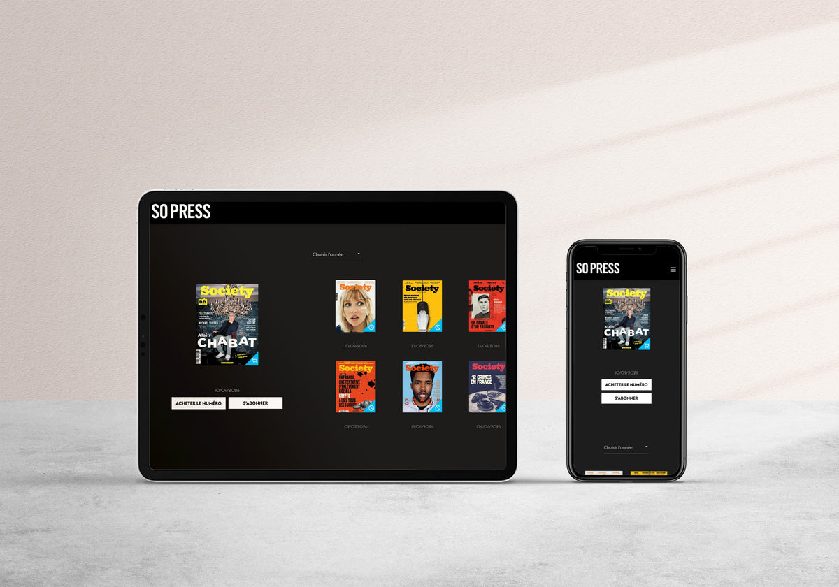Édition numérique sur tablette et téléphone