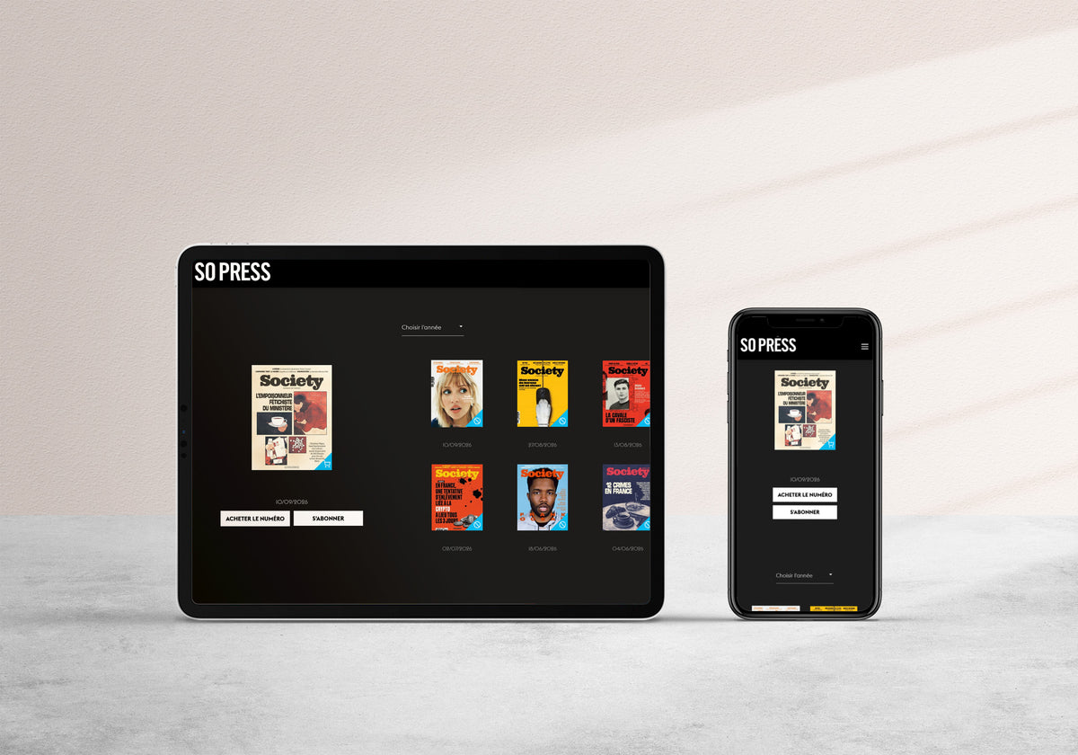 Édition numérique sur tablette et téléphone