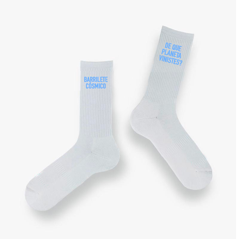 Chaussettes “Barrilete Cósmico / De qué planeta viniste?”