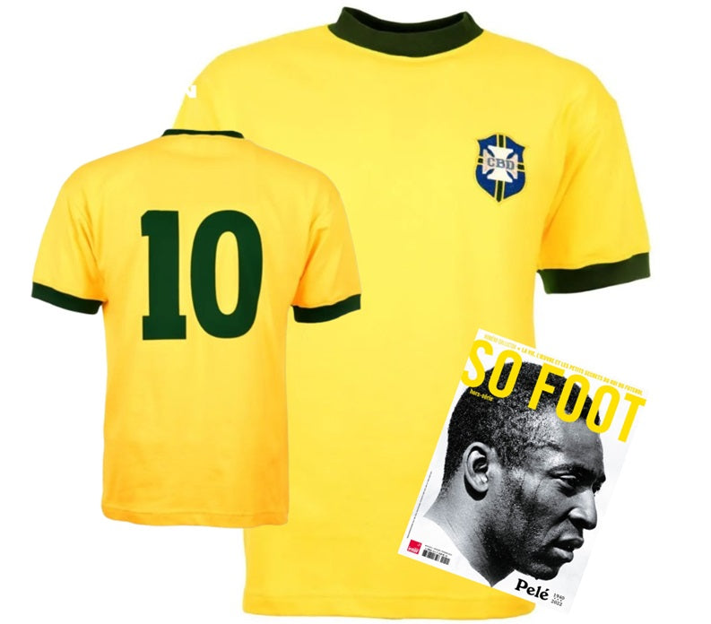 Poster Toile Pelé – Coupe Du Monde 1970 Brésil – Affiche Murale Football – Neuf