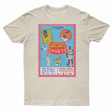 Load image into Gallery viewer, Vintage white staff T-Shirt &quot;Incroyable Brocante Sports 2.0&quot;