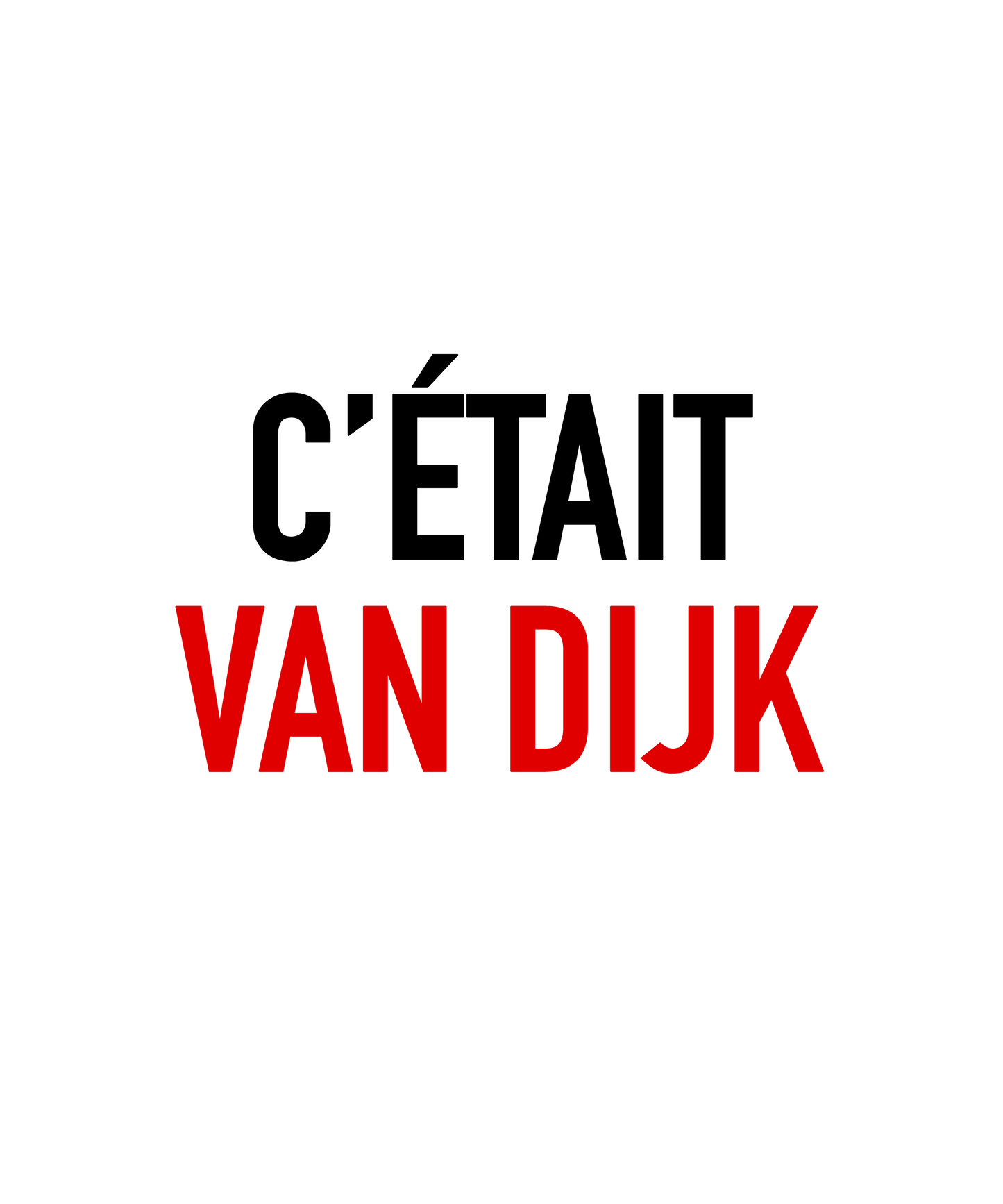 Chaussettes “Le plus dur… c’était Van Dijk”