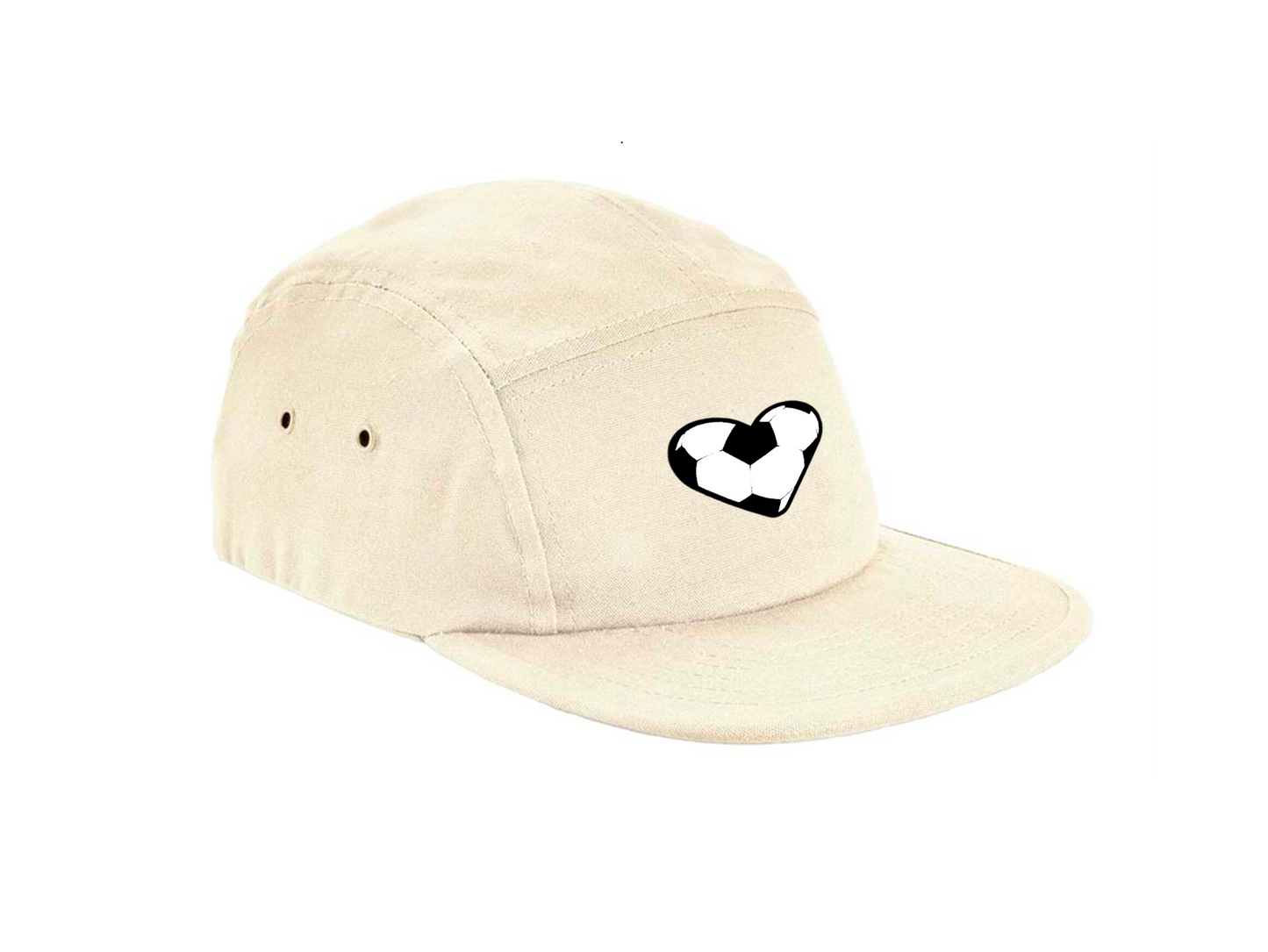 Casquette cœur brodé football