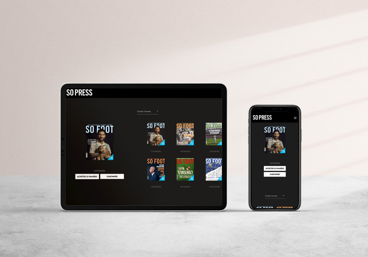 Édition numérique sur tablette et téléphone