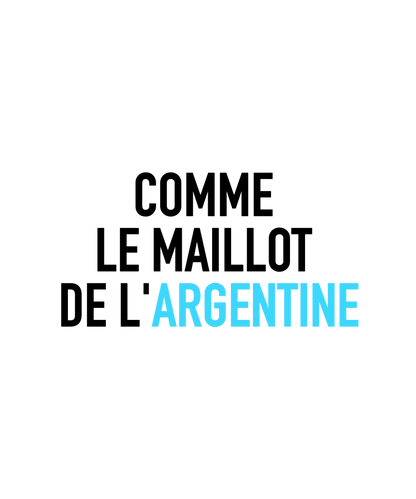 Chaussettes « Comme le maillot de l’Argentine »
