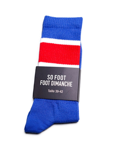 Chaussettes Bleu et rouge