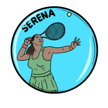 Charger l&#39;image dans la galerie, Mug Serena Williams x Incroyable Brocante Sports