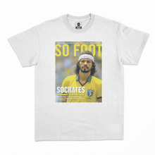 Charger l&#39;image dans la galerie, T-Shirt Couv So Foot « Hommage à Socrates » blanc