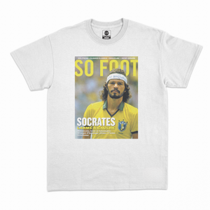 T-Shirt Couv So Foot « Hommage à Socrates » blanc