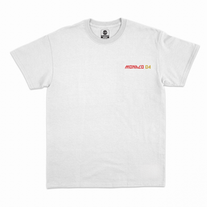 T-Shirt "Monaco 04" On Tour blanc