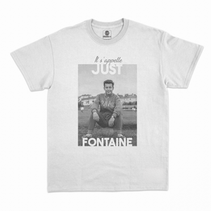T-Shirt Il s'appelle "Just Fontaine" blanc