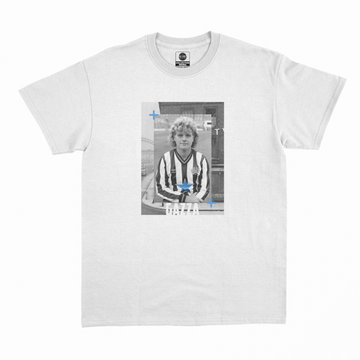 T-Shirt Paul Gascoigne blanc